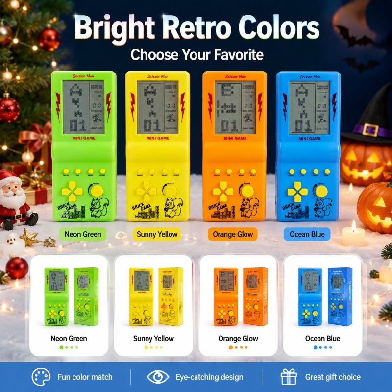 Retro Gaming Years - 4‑Inch Large Screen Retro Hand‑held Gaming