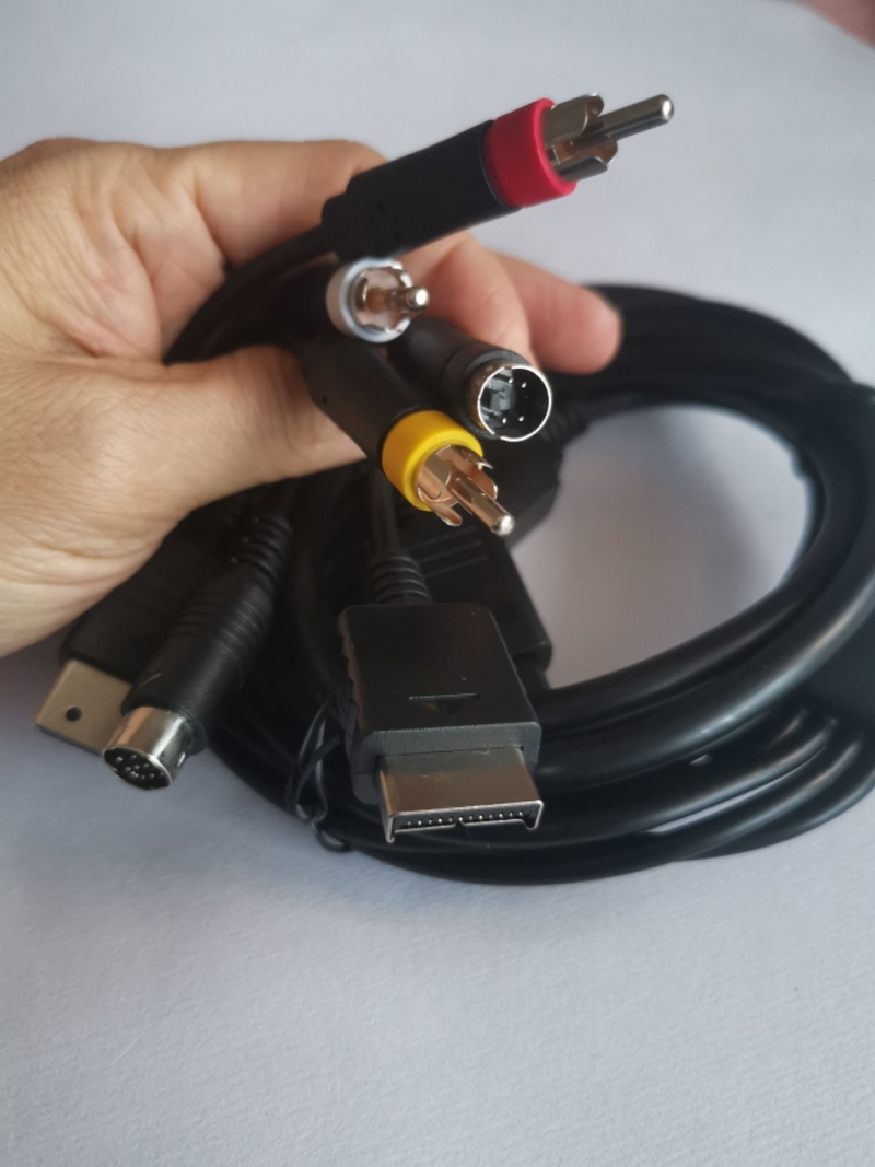 Retro Gaming Cable - AV-S RCA Video Audio Cable for