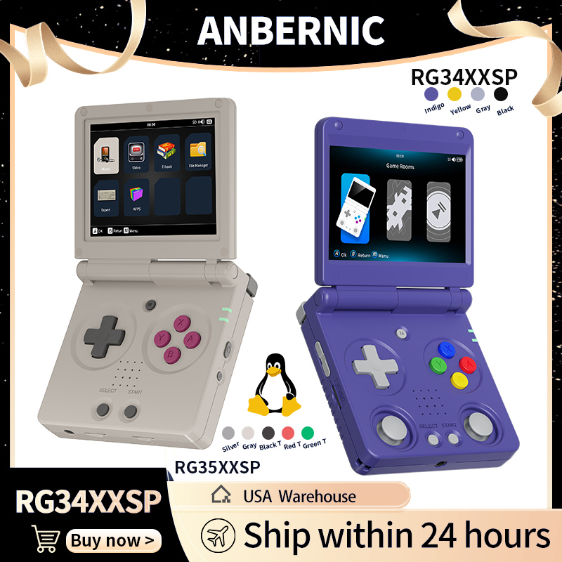 Anbernic RG34XXSP RG35XXSP Fli - Retro Gaming Hub 评论和价格