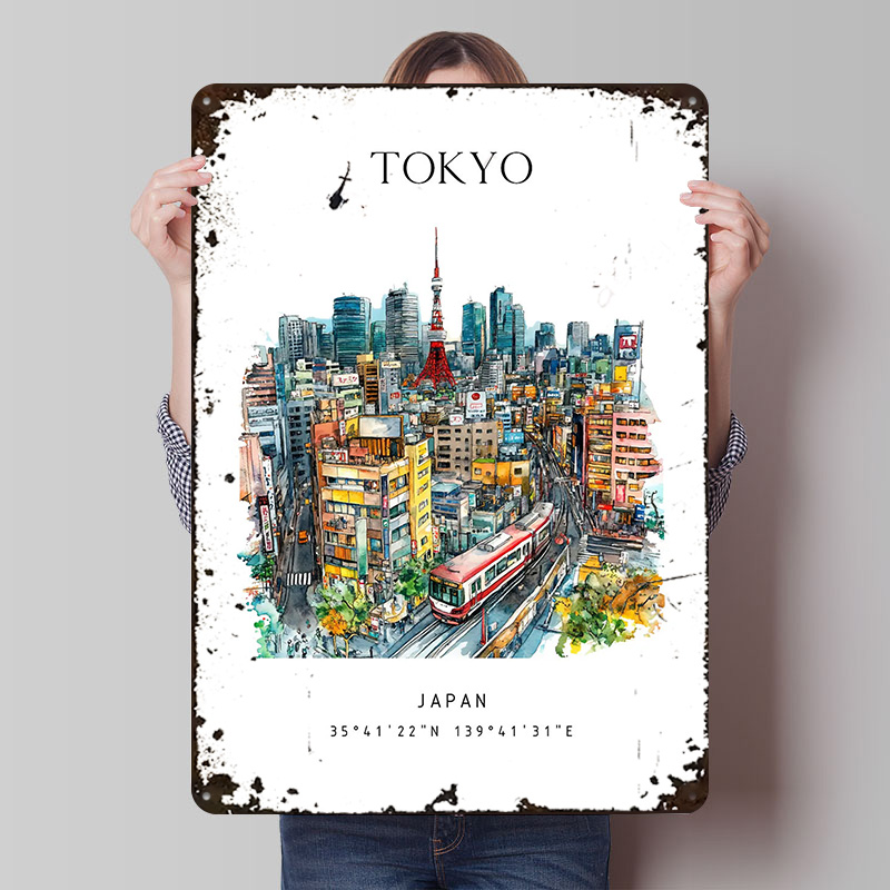 Tokyo Japan Travel Printed Pos - Retro Gaming Tokyo 评论和价格
