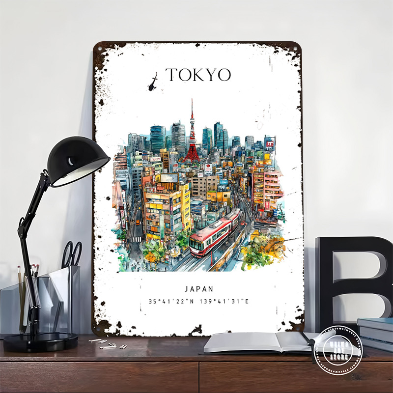 Tokyo Japan Travel Printed Pos - Retro Gaming Tokyo 评论和价格