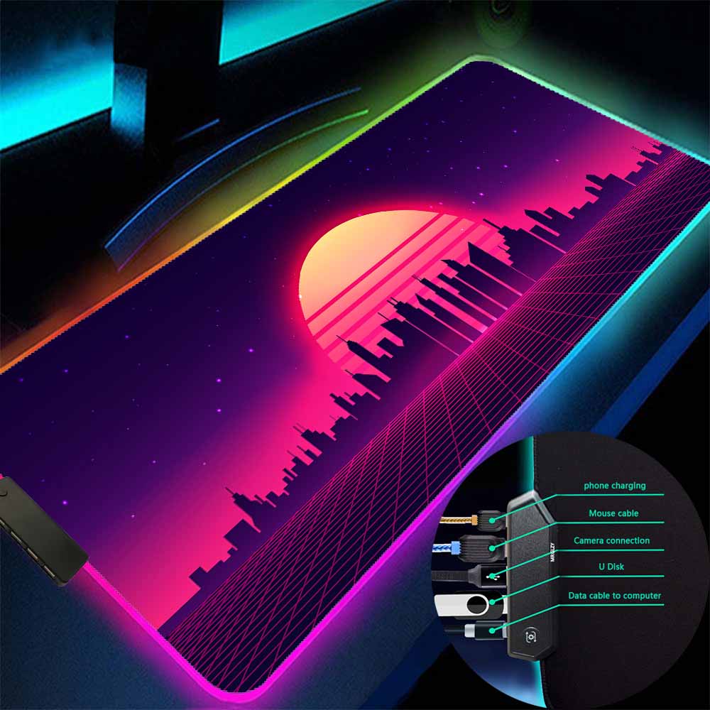 Retro Gaming Mouse Pad LED Lig - Retro Gaming Hub 评论和价格