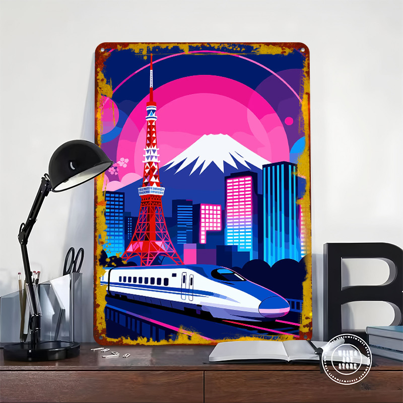 Tokyo Cityscape With Bullet Tr - Retro Gaming Tokyo 评论和价格