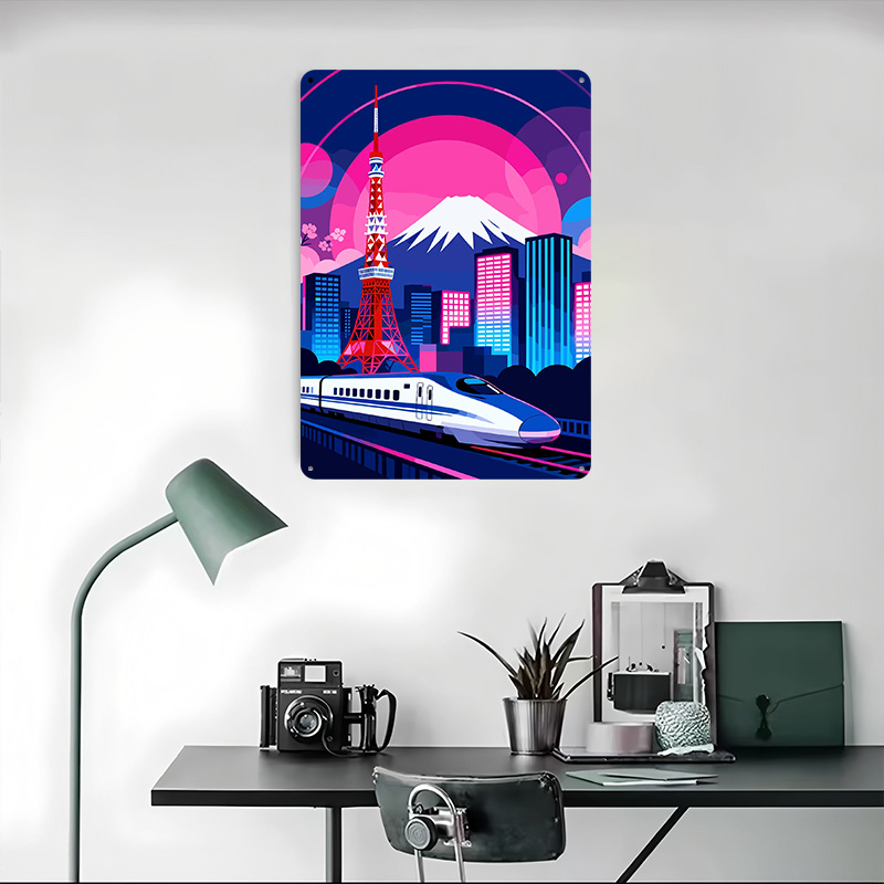 Tokyo Cityscape With Bullet Tr - Retro Gaming Tokyo 评论和价格