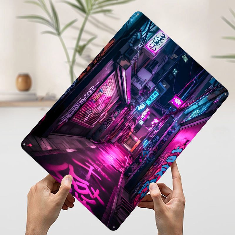 Neon Tokyo Nights Printed Post - Retro Gaming Tokyo 评论和价格