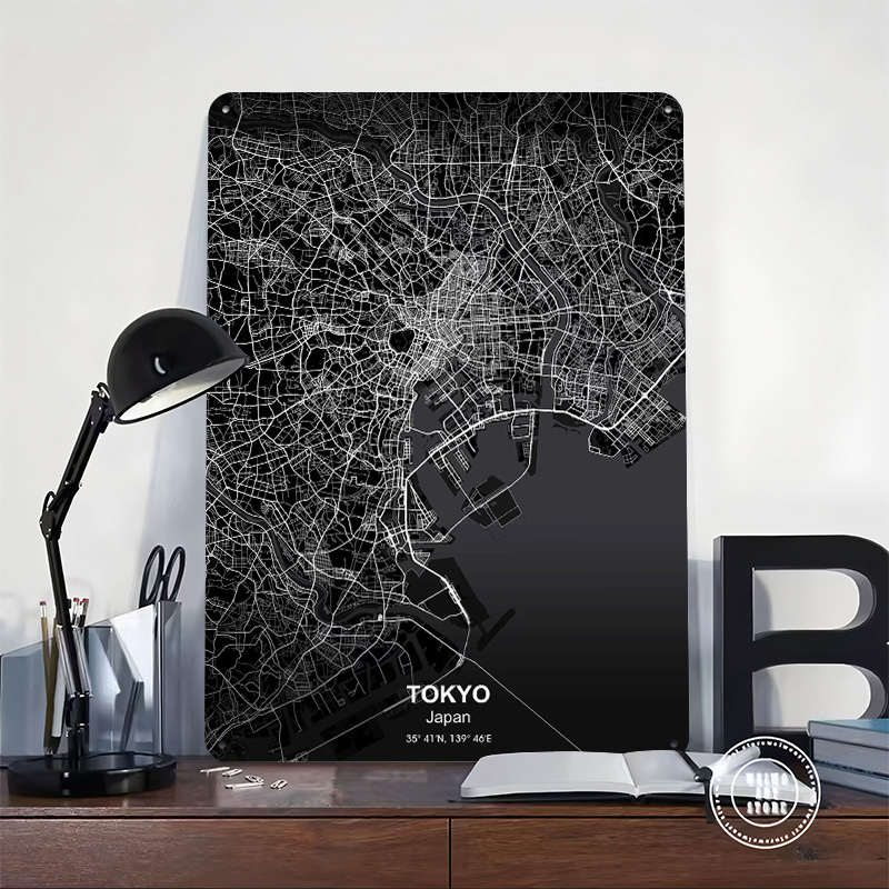 Tokyo City Map 3D Printed Text - Retro Gaming Tokyo 评论和价格