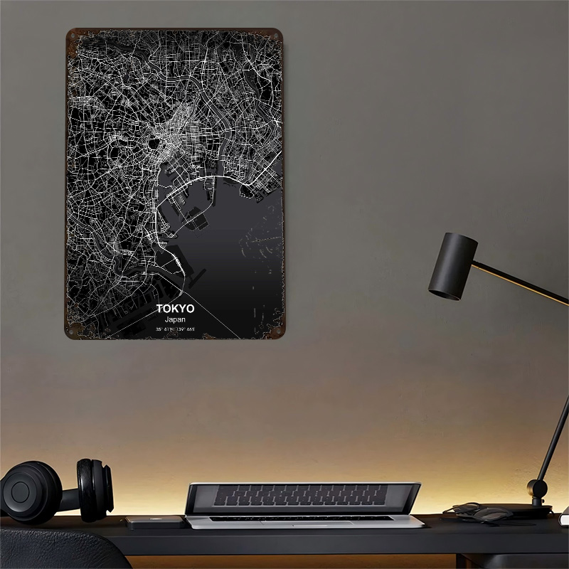 Tokyo City Map 3D Printed Text - Retro Gaming Tokyo 评论和价格
