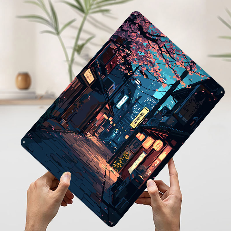 Tokyo Japan Pixel Art Tin Plaq - Retro Gaming Tokyo 评论和价格