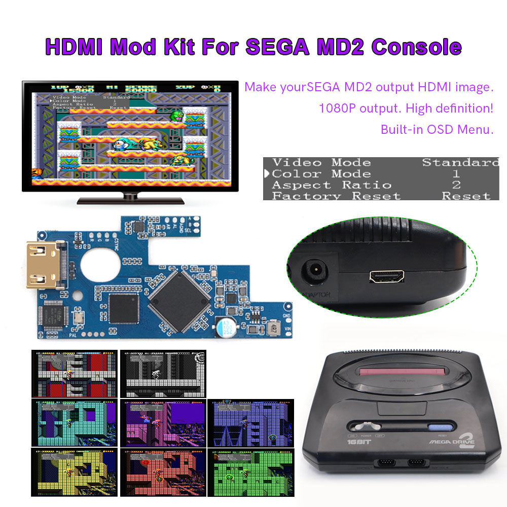 Hispeedido SEGA MD2 HDMI For S - Retro Gaming Cable 评论和价格