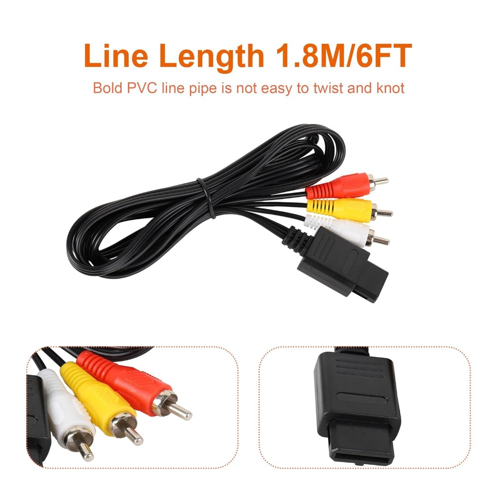 N64/Gamecube/SNES/SFC High Qua - Retro Gaming Cable 评论和价格