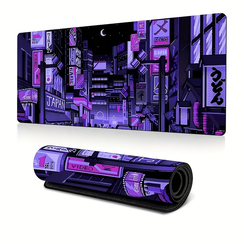 XXL Tokyo Street Desk Mat,Vibr - Retro Gaming Tokyo 评论和价格