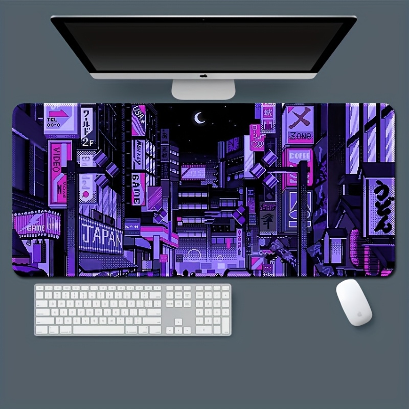 XXL Tokyo Street Desk Mat,Vibr - Retro Gaming Tokyo 评论和价格