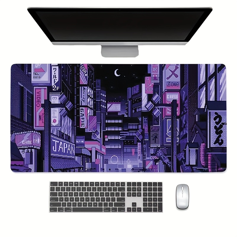 XXL Tokyo Street Desk Mat,Vibr - Retro Gaming Tokyo 评论和价格