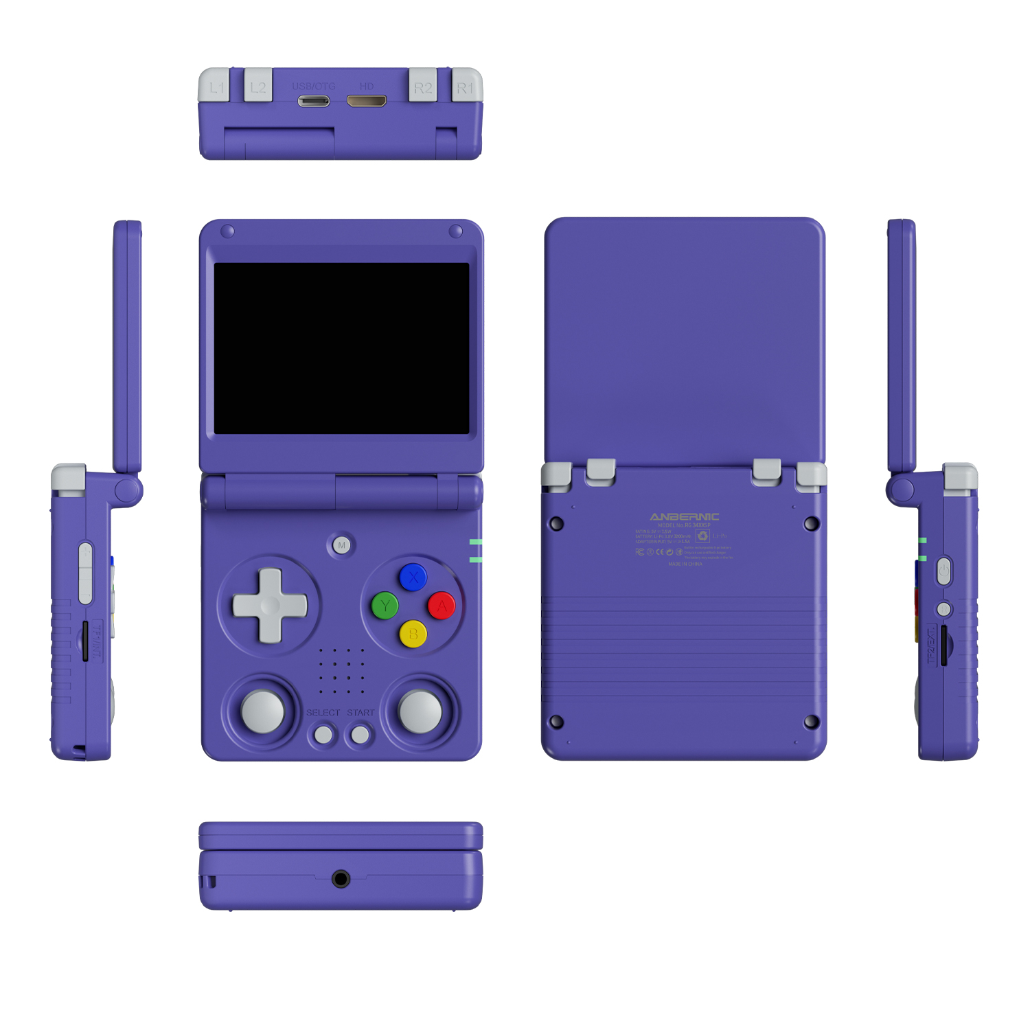 Anbernic RG34XXSP / RG35XXSP F - Retro Gaming Hub 评论和价格