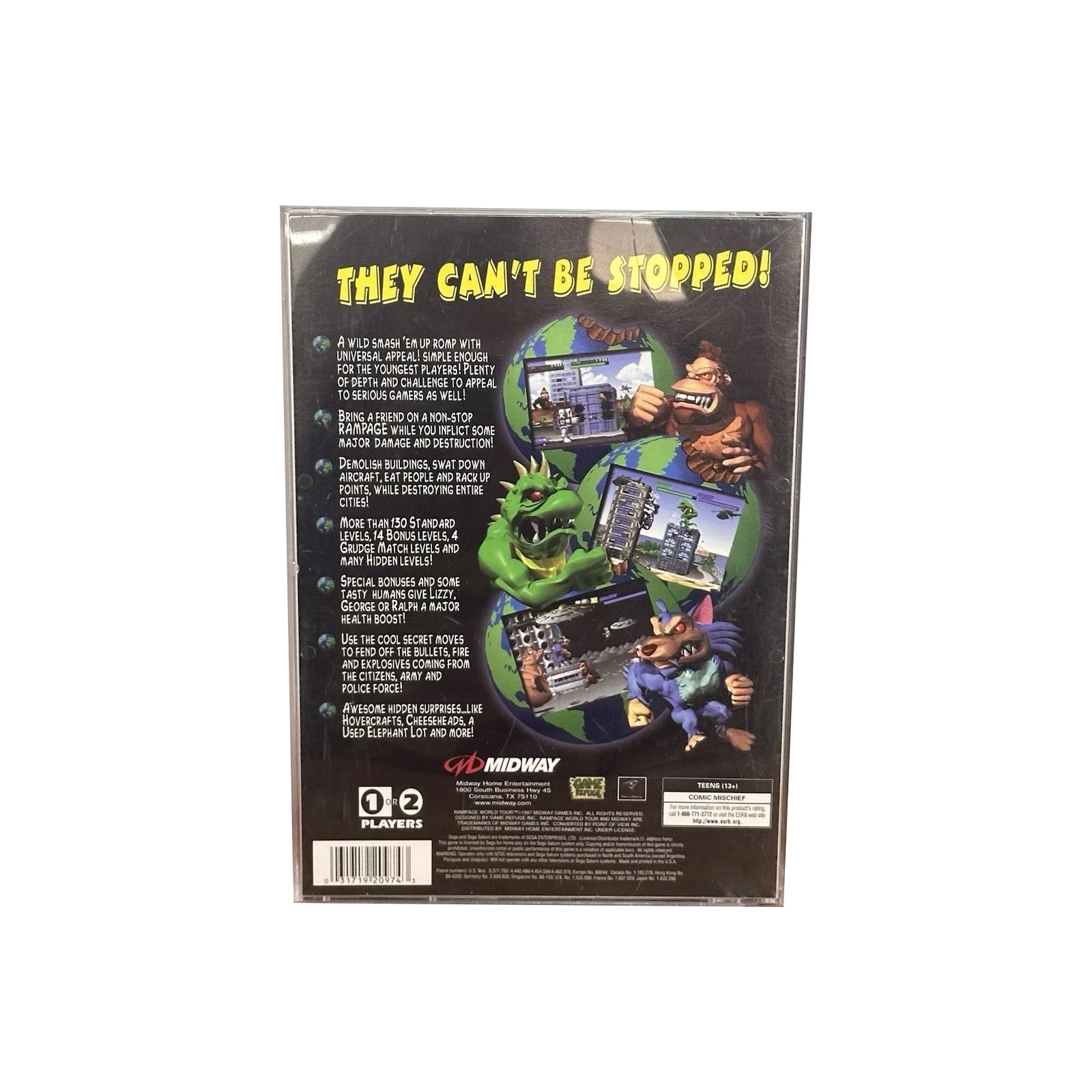 Saturn Copy Disc Game rampage  - Retro Gaming Setup 评论和价格