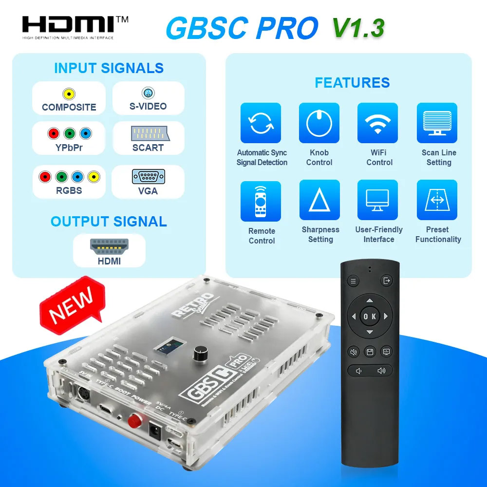 RetroScaler GBS Control Pro GB - Retro Gaming Hard Drive 评论和价格