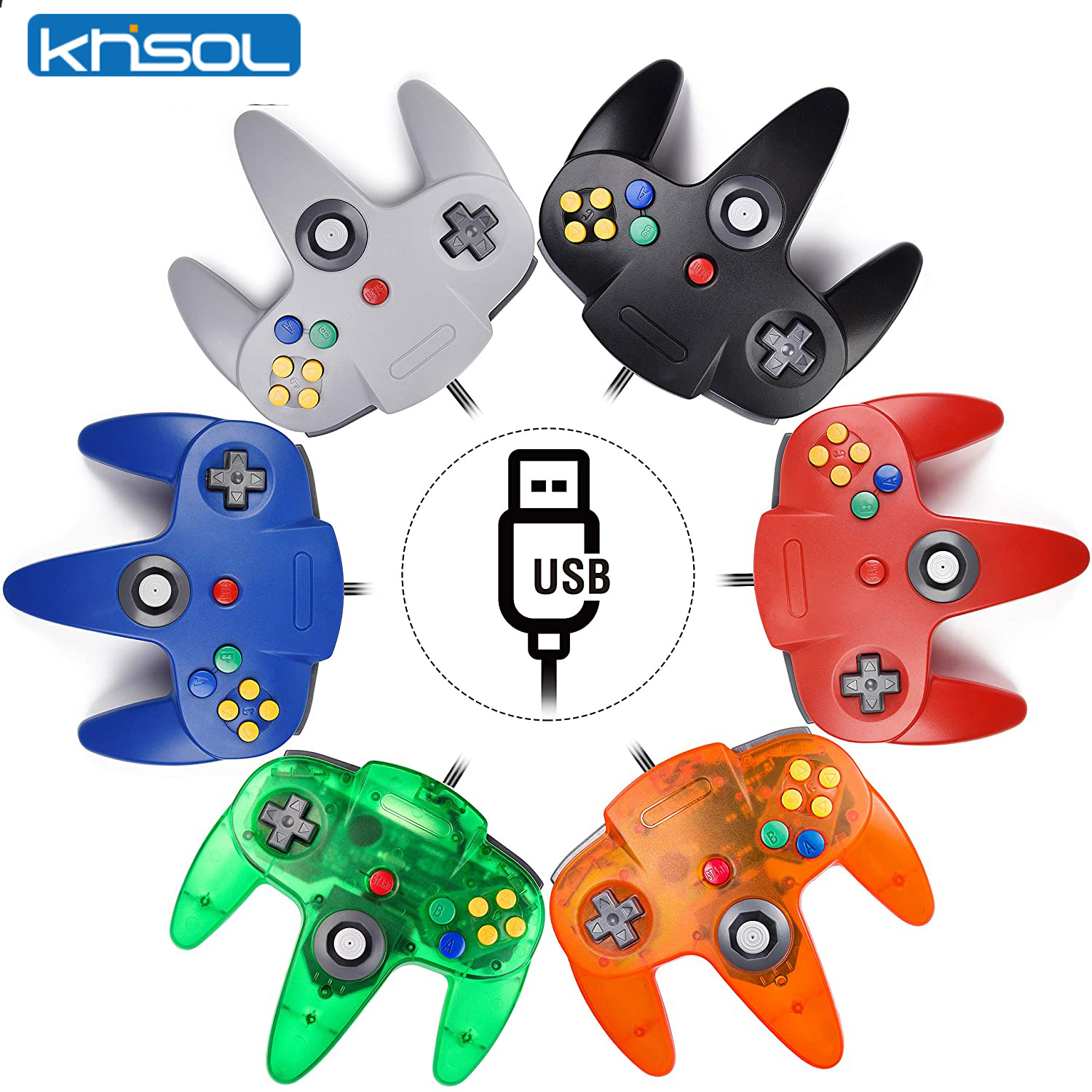 N64 Controller Classic USB Wir - Nes Controller Usb 评论和价格