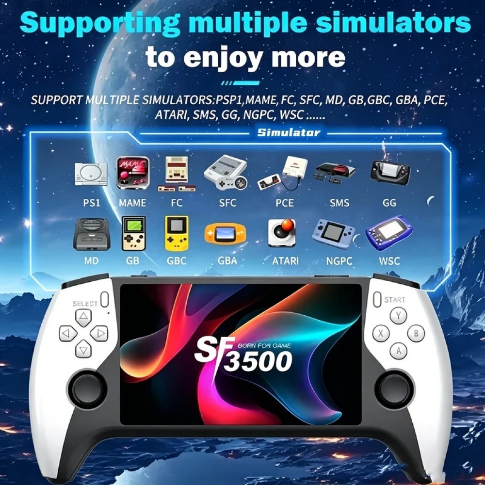 SF3500 5 inch Handheld Game Co - Retro Gaming Setup 评论和价格